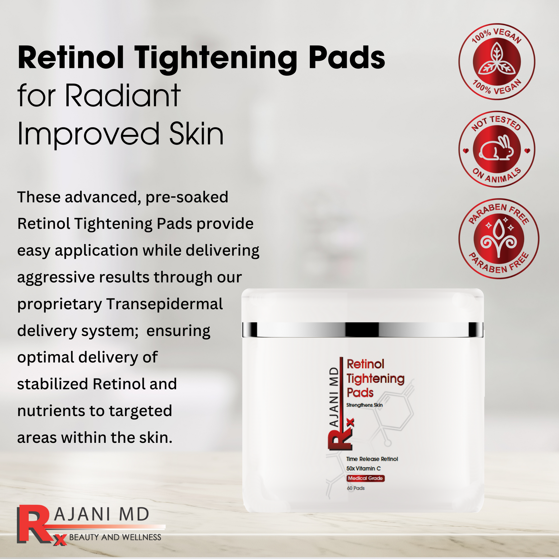 Retinol Tightening Pads .25%