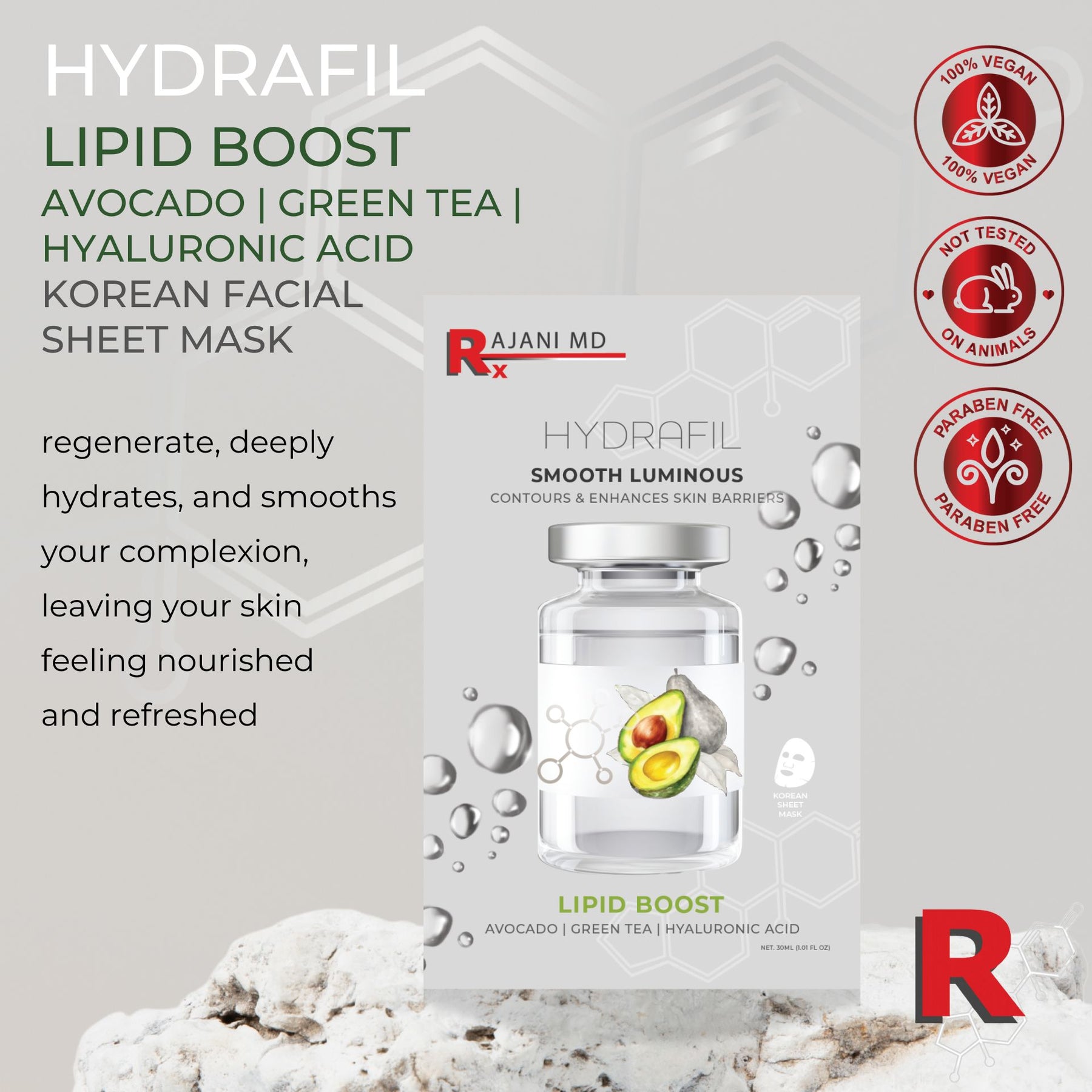 Hydrafil Lipid Boost Korean Sheet Mask