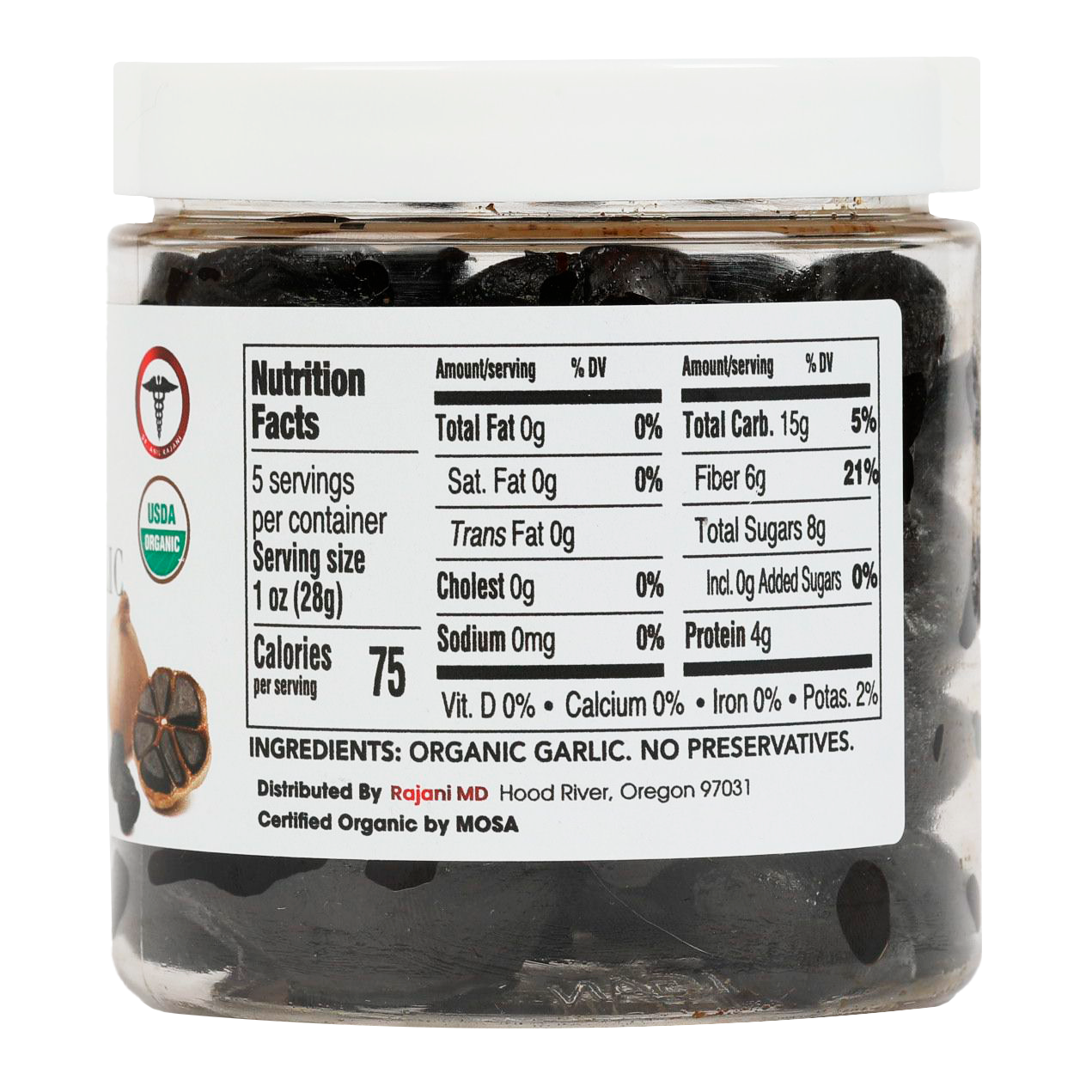100% Organic Black Garlic