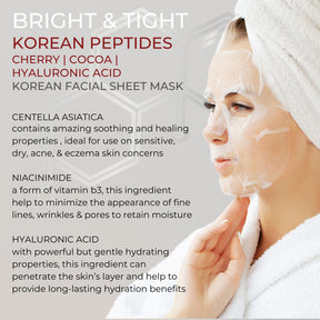 Bright and Tight Korean Facial Sheet Mask