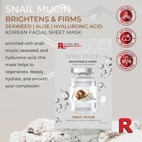 Snail Mucin Korean Facial Sheet Mask