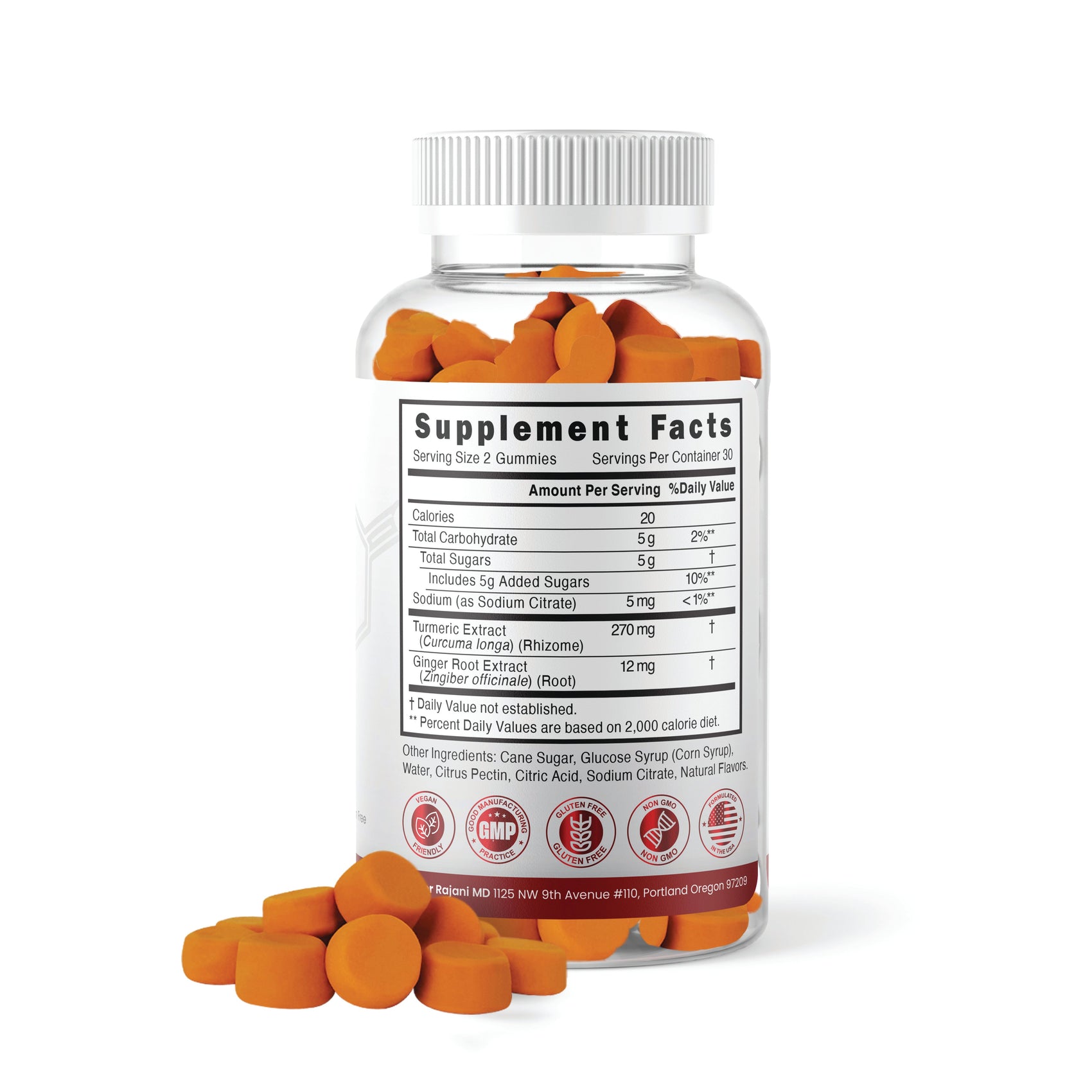 Turmeric and Ginger Gummies